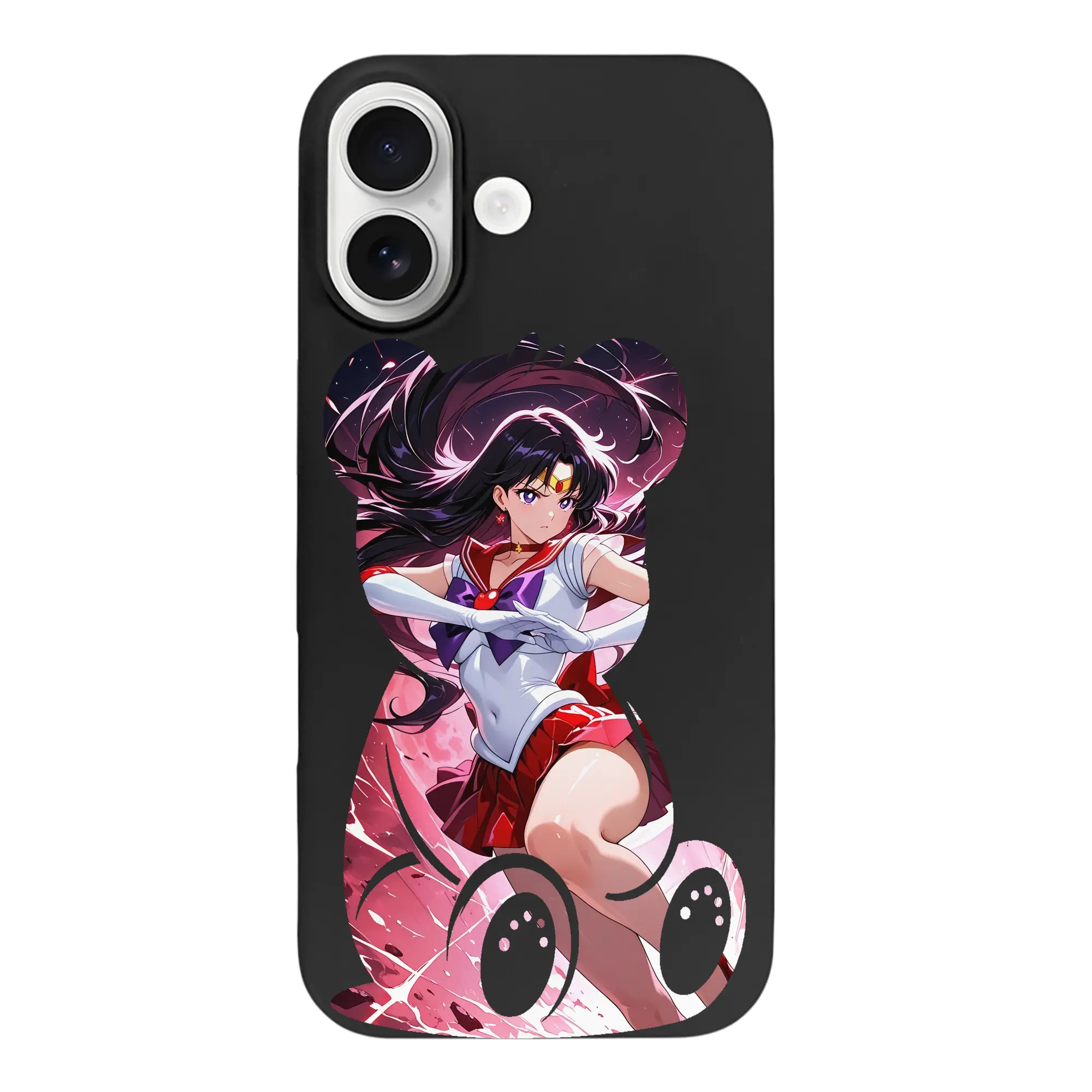 美少女戦士セーラームーン グッズ 火野 レイ - iPhone 17 シリーズ シリコンケース 薄型 耐衝撃 指紋防止 ソフトタッチカバー 精密フィット 傷防止 保護ケース iPhone 17/17 Air/17 Pro/17 Pro Max 対応